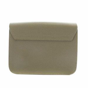 FURLA メトロポリス ショルダーバッグ チェーンバッグ PVC レザー ロゴ ゴールド金具 ベージュ /XZ GY18