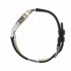 PAUL SMITH 腕時計 ウォッチ クォーツ デイト カレンダー付き ロゴ ラウンド レザーベルト 青文字盤 シルバー色