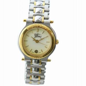 腕時計 クォーツ デイト カレンダー付き ゴールド色 シルバー色