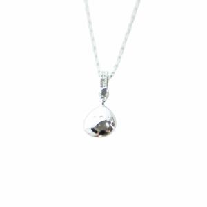 SWAROVSKI ネックレス アクセサリー ペンダント ロゴ クリスタル ドロップ ラインストーン シルバー色 GY11