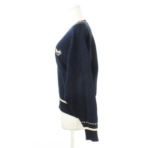 CELINE ヴィンテージ セーター M ネイビー
