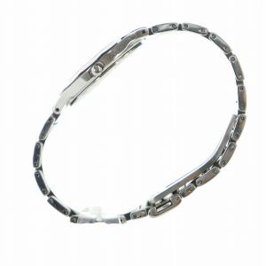 TECHNOS 腕時計 ウォッチ クォーツ カレンダー付き 黒文字盤 石付き ラウンド 黒 ブラック シルバー色 TEM537