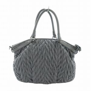COACH マディソン キルテッド シェブロン ソフィア ハンドバッグ ショルダー 2WAY ロゴ グレー 18637 GY18
