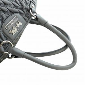 COACH マディソン キルテッド シェブロン ソフィア ハンドバッグ ショルダー 2WAY ロゴ グレー 18637 GY18