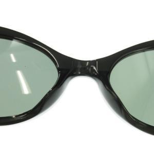 GIORGIO ARMANI ヴィンテージ サングラス アイウェア オーバル セルフレーム 黒 ブラック グレー 944 020 140