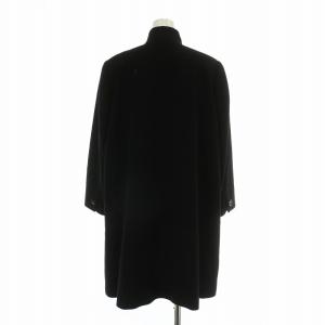 LEONARD ロング コート ウール カシミヤ 9R ブラック