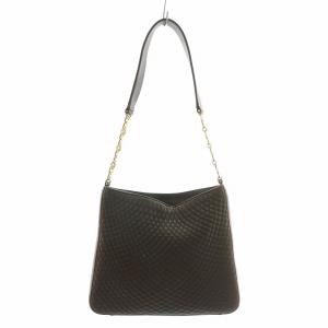 ショルダーバッグ ワンショルダー レザー キルティング ゴールド金具 茶色 ブラウン /XZ GY18