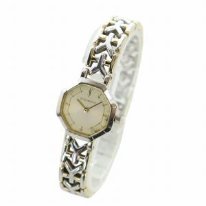 YVES SAINT LAURENT 腕時計 ウォッチ クォーツ 八角形 ローマン ゴールド色 シルバー色 2200-241762 GY18