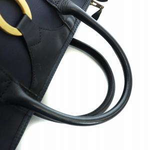 Christian Dior ヴィンテージ トロッター ミニ ボストン バッグ ネイビー