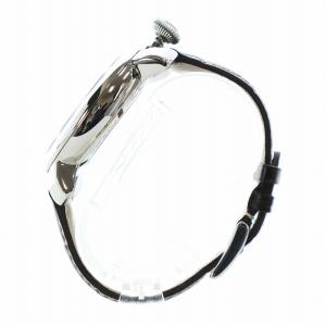 GaGa MILANO MANUALE 48 腕時計 手巻き スモセコ 裏スケルトン レザーベルト 茶色文字盤