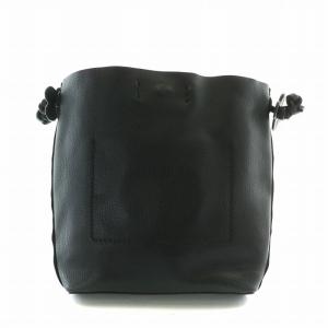 COACH ダービー ショルダーバッグ レザー 花 フラワー マグネット ロゴ 黒 ブラック F58661