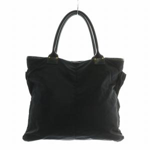 Felisi トートバッグ ハンドバッグ ナイロン レザー ロゴ 黒 ブラック 13-54