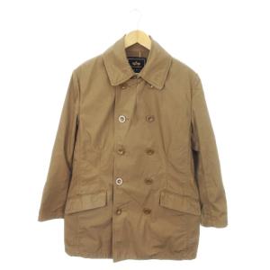 ALPHA INDUSTRIES Pコート ピーコート コットン ミリタリー L 茶 ブラウン /MN18 GY37