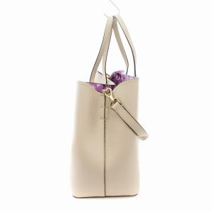 kate spade new york ハンドバッグ ショルダーバッグ 2WAY ポーチ付き PVC 内側花柄 ベージュ /UO GY18