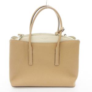 ハンドバッグ ショルダーバッグ 2WAY 牛革 レザー バイカラー ベージュ アイボリー /UO GY18