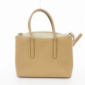 kate spade new york ハンドバッグ ショルダーバッグ 2WAY 牛革 レザー バイカラー ベージュ アイボリー /UO GY18