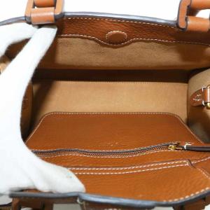 TORY BURCH ハンドバッグ ショルダー 2WAY レザー ブラウン