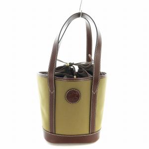 サファリ トートバッグ バケツ型 カーキ