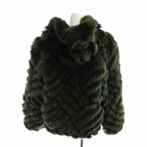 SAGA FOX 金サガ MADUSON Onward 毛皮コート M グリーン