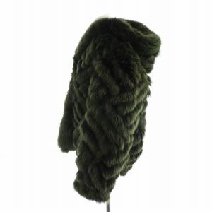 SAGA FOX 金サガ MADUSON Onward 毛皮コート M グリーン