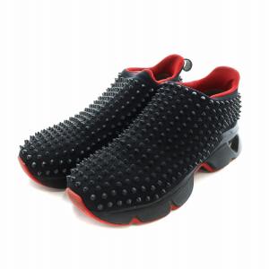 Christian Louboutin SPIKE SOCK DONNA スニーカー ブラック
