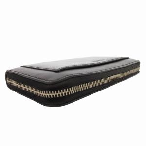 COACH 長財布 ウォレット PVC ロゴ ラウンドファスナー 黒 ブラック