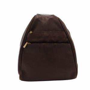 リュックサック デイバッグ ボディバッグ レザー ゴールド金具 茶 ブラウン /FF GY18