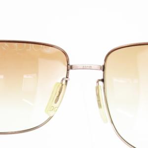 DOLCE&GABBANA サングラス アイウェア スクエア メタルフレーム ブラウングラデーション ロゴ 茶 ブラウン DG4814