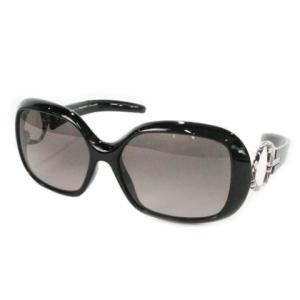 サングラス 眼鏡 オーバル プラスチックフレーム ケース付き ロゴ 5816 001 130 黒 ブラック