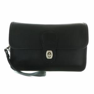 オールドコーチ セカンドバッグ クラッチバッグ レザー ターンロック 黒 ブラック 9832
