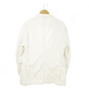 HUGO BOSS テーラードジャケット ストレッチ 無地 シンプル 52 XL 白 ホワイト