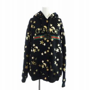 スター アンド ムーン シェリーライン パーカー シルク M ブラック