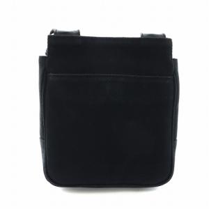 BURBERRY BLUE LABEL ショルダーバッグ 斜め掛け キャンバス ロゴ 黒 ブラック GY11