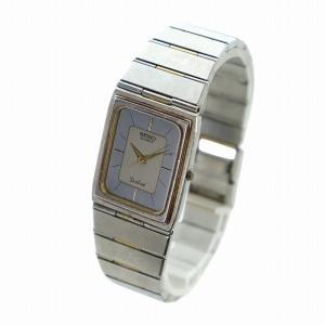 SEIKO ドルチェ DOLCE ジャンク品 腕時計 ウォッチ クォーツ ロゴ スクエア シルバー色 9521-5010
