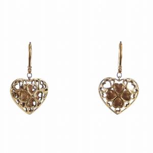 SWAROVSKI ピアス アクセサリー 両耳用 クリスタル ハート ゴールド色 GY18