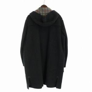 burberrys ダッフルコート 裏地チェック柄 グレー