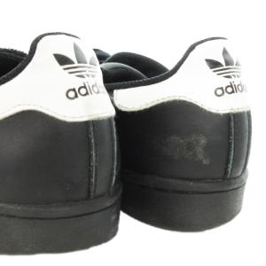 adidas Originals SUPERSTAR スニーカー シューズ ローカット レザー スリーストライプス ロゴ 26cm 黒 ブラック