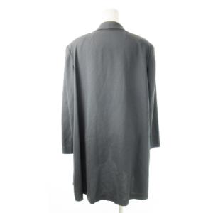 GIVENCHY GLAMOUR ライトアウター トッパージャケット 羽織 ドレープ ショールカラー 薄手 42 M グレー