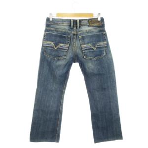 DIESEL ZATINY デニムパンツ ジーンズ ストレート ボタンフライ ウォッシュ加工 ダメージ加工 W30 L32