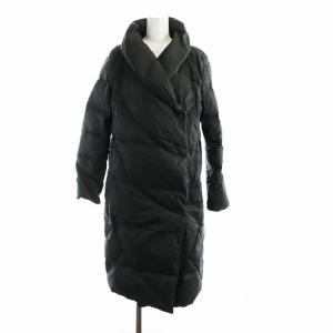 ダウン コート ロング ナイロン 42 L 黒 ブラック GY18 /MQ