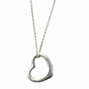 TIFFANY&Co. オープンハート ネックレス アクセサリー ペンダント Silver925 シルバー色 GY18 /MQ