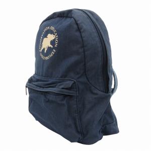 HUNTING WORLD リュックサック バックパック ロゴ プリント 青 ブルー