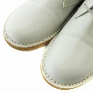 JIL SANDER チャッカブーツ レザー アンクル レースアップ 35.5 22cm グレー /XZ GY18