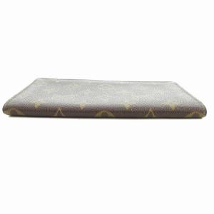 LOUIS VUITTON M60825 モノグラム ポルト カルト クレディ 長財布 札入れ 二つ折り 茶 ブラウン
