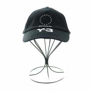 Y-3 ストリート キャップ STREET CAP 帽子 ロゴ刺繍 58cm 黒 ブラック DT0887 GY17