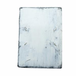 Martin Margiela 11 ペイント カード ウォレット 4ステッチ レザー ロゴ 白 ホワイト 黒 ブラック GY17 /MQ