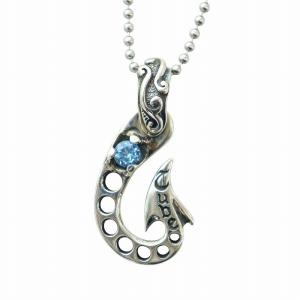 チューブ TUBE 25周年記念 コラボペンダント スムースフィッシュフック チャーム ウィズ ストーンベイル