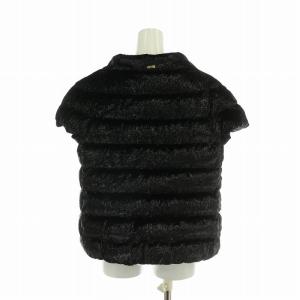 HERNO ダウンベスト ラメ 46 ブラック