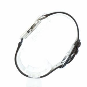 SEIKO シャリオ Chariot 腕時計 ウォッチ クォーツ 白文字盤 レザーベルト シルバー色 茶 ブラウン