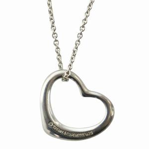 TIFFANY&Co. オープンハート ネックレス アクセサリー ペンダント Silver925 ロゴ シルバー色 GY18 /MQ